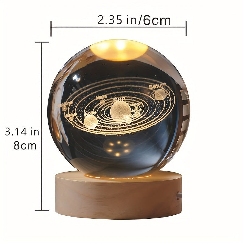 Creative 3D Inner Carving Luminous Crystal Ball Colorful Gradient Small Night Lamp Home Decorations Gifts Selection  .               SALE 30% DISCOUNT GO CHECK OUT NOW